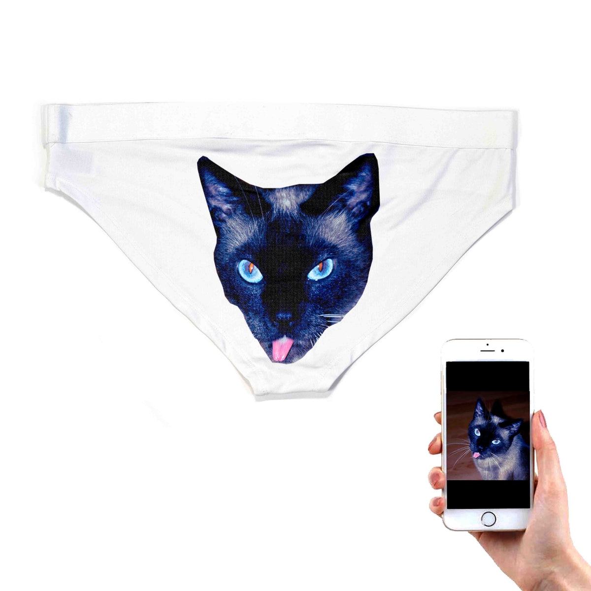 Custom Cat Face Panties
