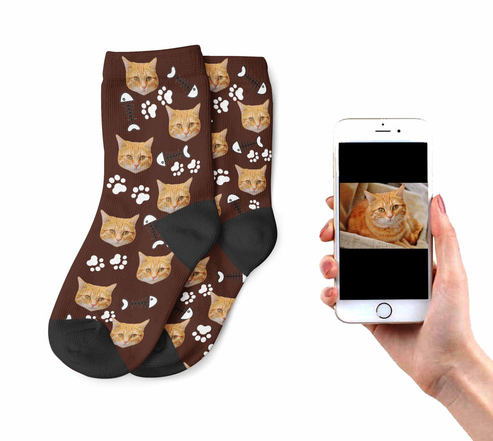 Best Custom Cat Socks Australia  Buy Personalised Kitten Socks