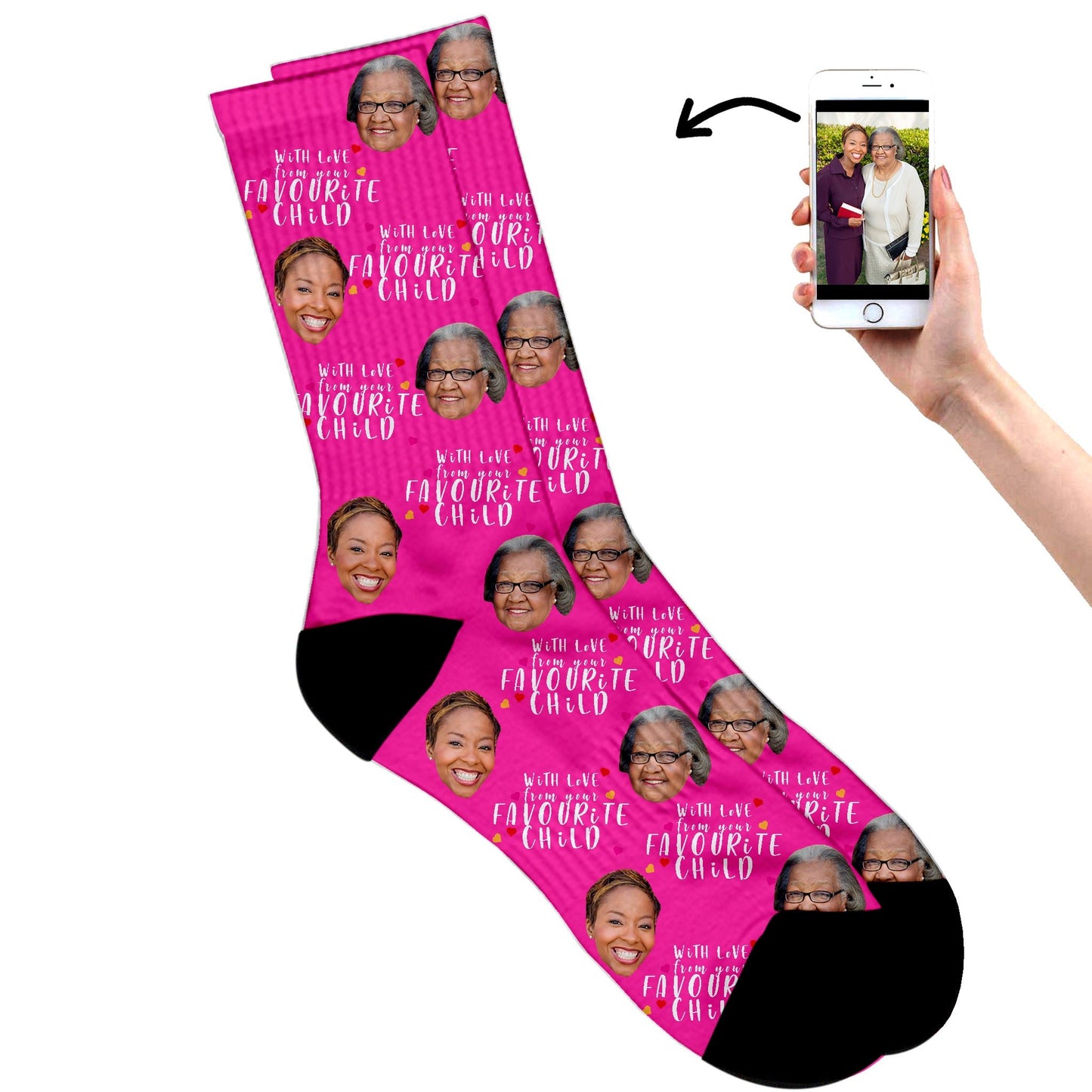 Favourite Child Socks - Remind Your Mom Who Her Favourite Child Is