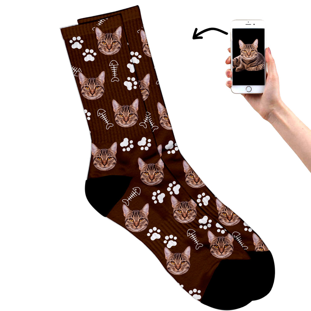 Your Cat On Socks - Your Actually Cat On a Pair of Socks – Socks Smile